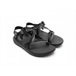 🦎 Chaco Z/Cloud 2 Sport Sandals Black Gray USA Assembled Size 7
